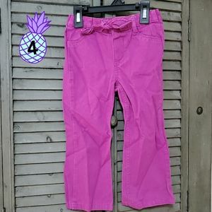 Mudd 4 Purple Corduroy Bow Snap Pants